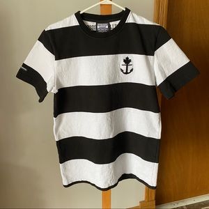 Illbury + Goose Striped Tee Shirt